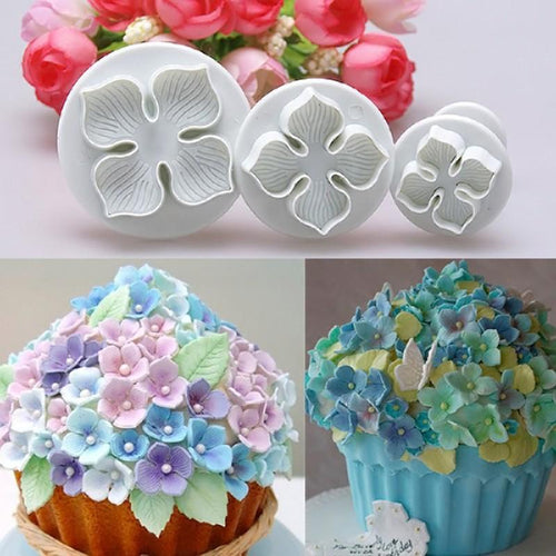 3 Piece Set - Flower Shape Pastry Decorating Tools | Bowlift