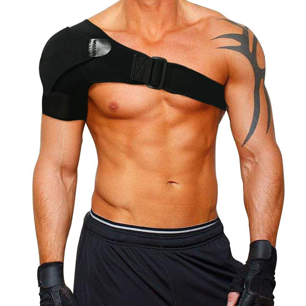 Shoulder brace with compression padding Bowlift