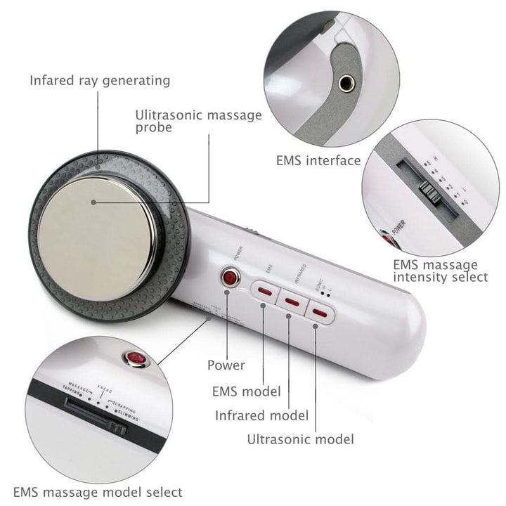 BowLift | 3-in-1 Cellulite and Fat Burner with EMS, Ultrasound & Infrared