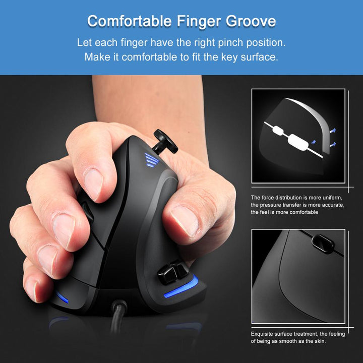 BowLift | Programmable Ergonomic RGB Game Master Mouse