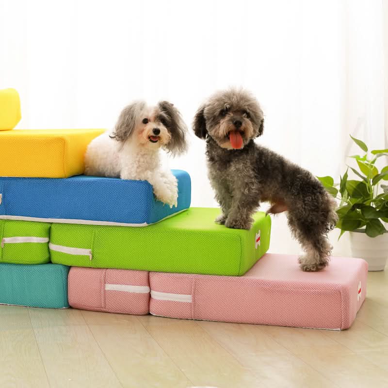 BowLift | Luxury dog steps for safe access to couch & bed
