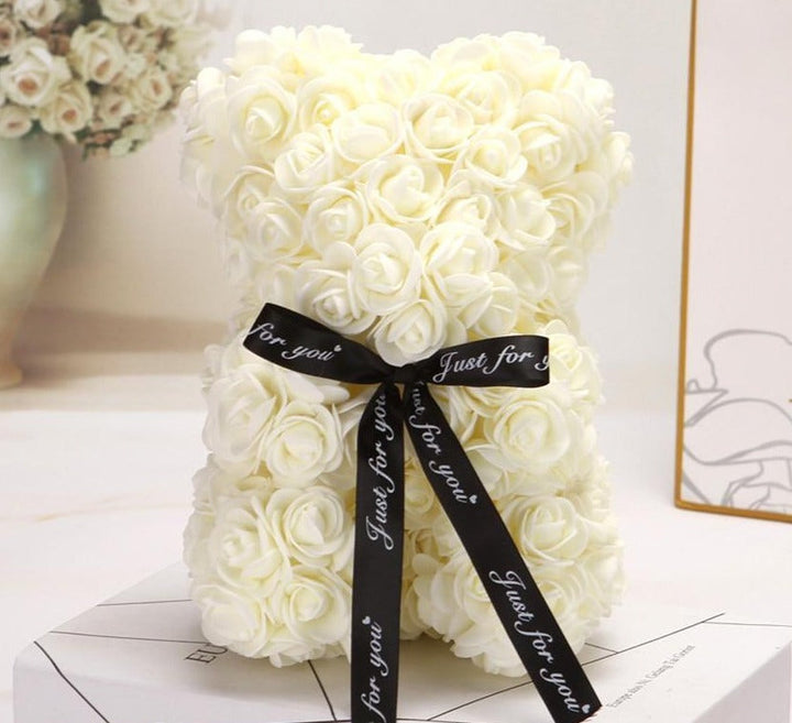 BowLift | Rose Bear Uk | Handmade Luxury Flower Rose Love Teddy Bear