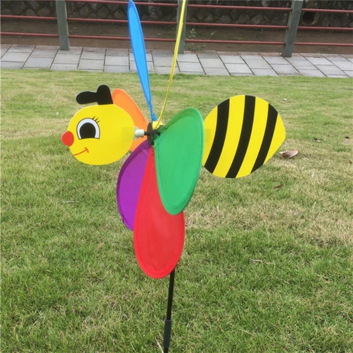 BowLift | WindBee 3D Garden Windmill Bee | Foldable & Weatherproof | For Garden, Balcony & Camping
