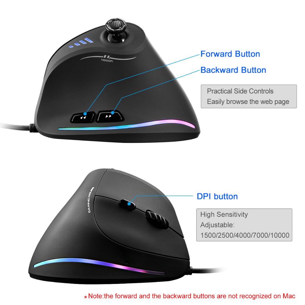 BowLift | Programmable Ergonomic RGB Game Master Mouse