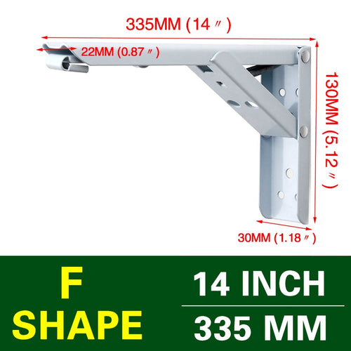BowLift | Wall-Mounted Foldable Shelf Organizer Bracket