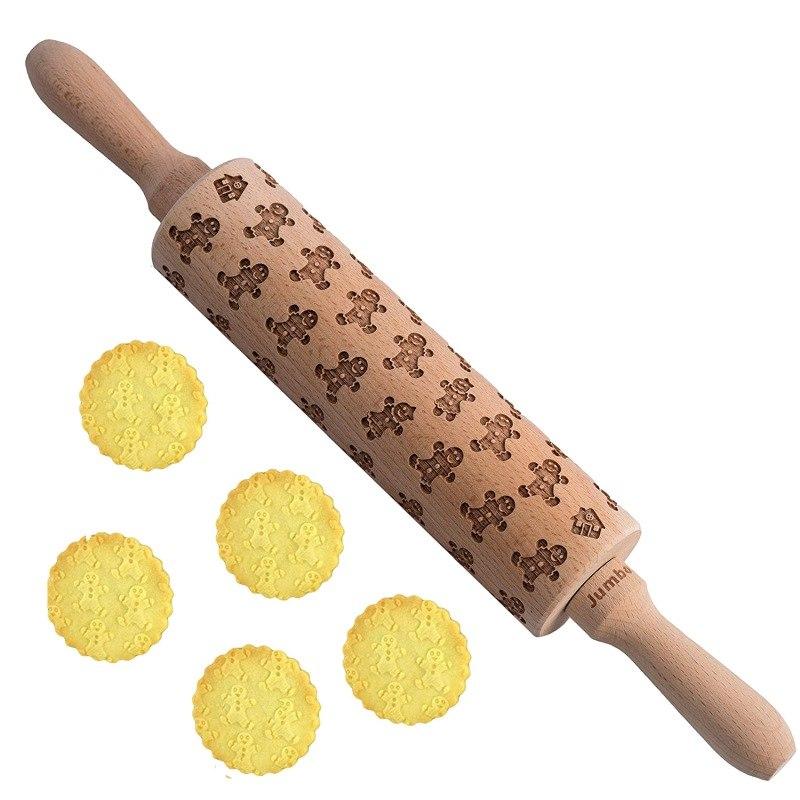 Embossed Holiday Rolling Pins | Bowlift