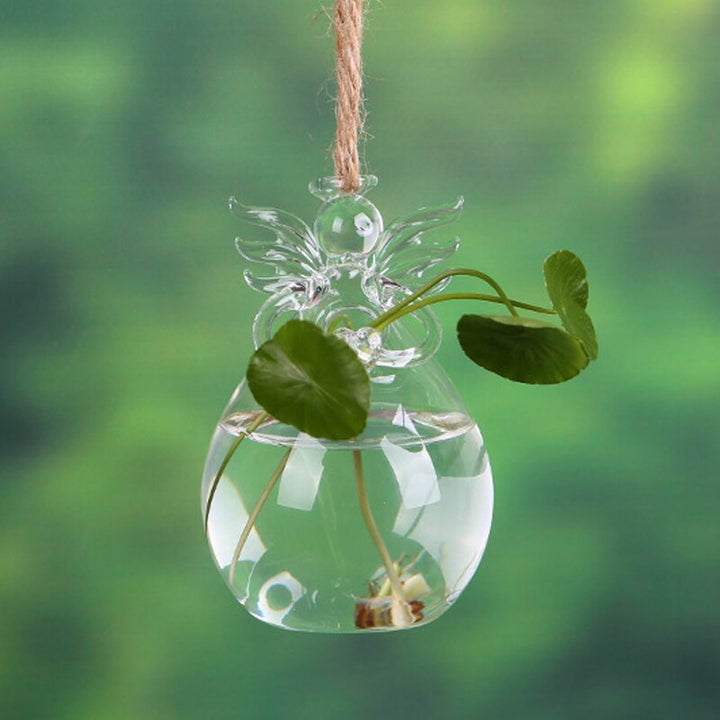 BowLift | Angel Time Transparent Glass Vase