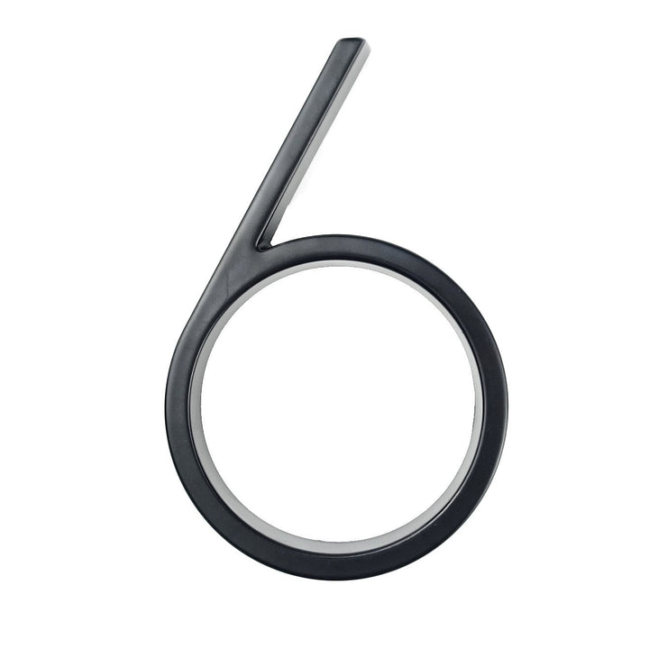 BowLift | Large modern metal house number address accessory