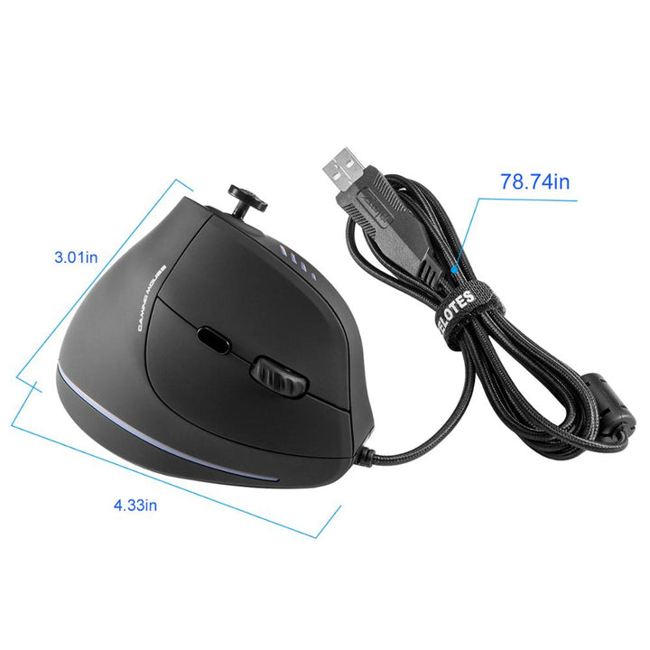 BowLift | Programmable Ergonomic RGB Game Master Mouse