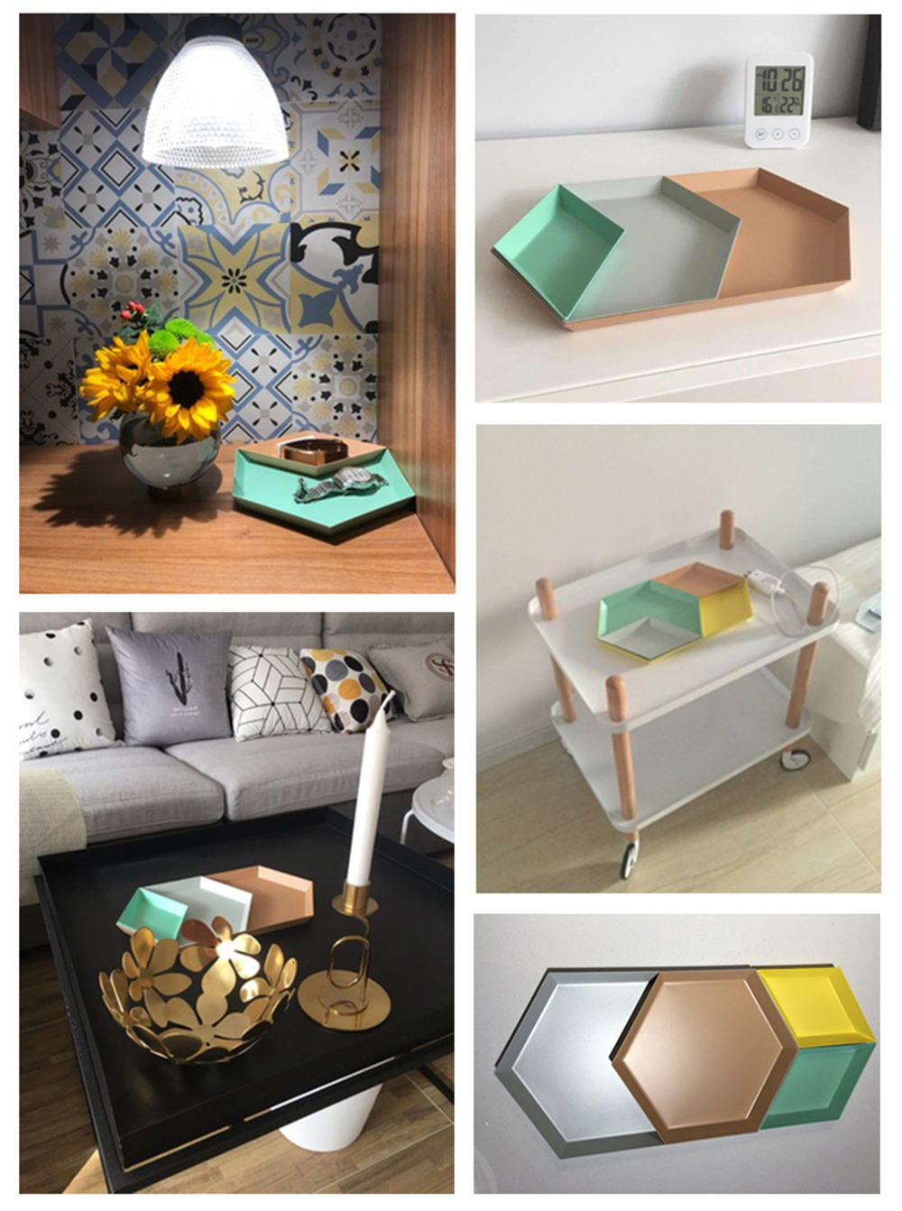 BowLift | Nordic Style Geometric Tray