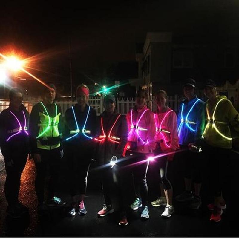 BowLift | Lighted Running Vest | Flashing High Visibility Vest