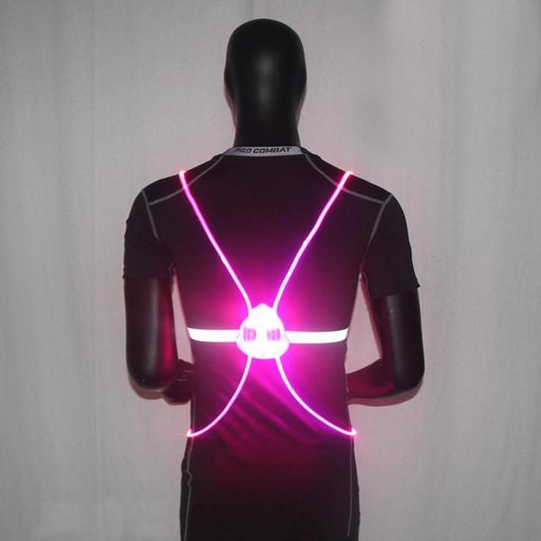 BowLift | Lighted Running Vest | Flashing High Visibility Vest