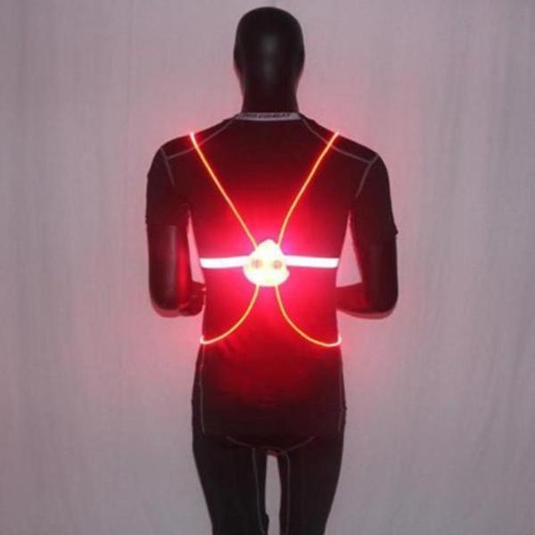 BowLift | Lighted Running Vest | Flashing High Visibility Vest