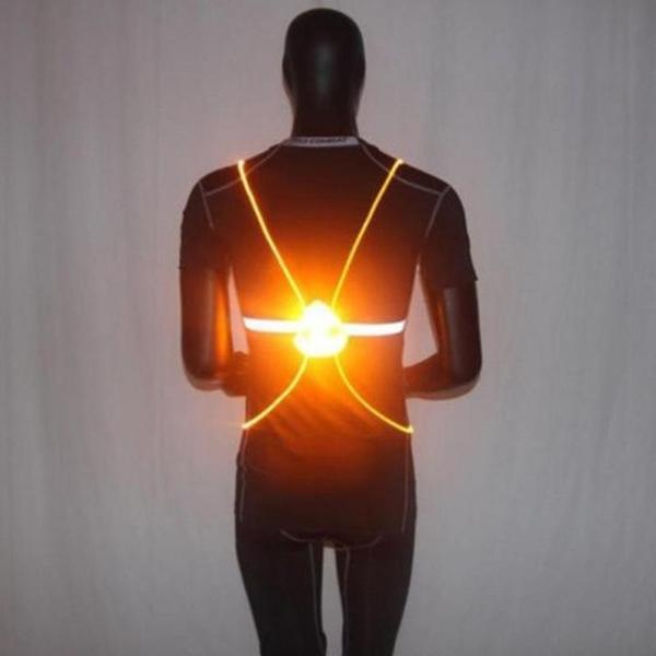 BowLift | Lighted Running Vest | Flashing High Visibility Vest