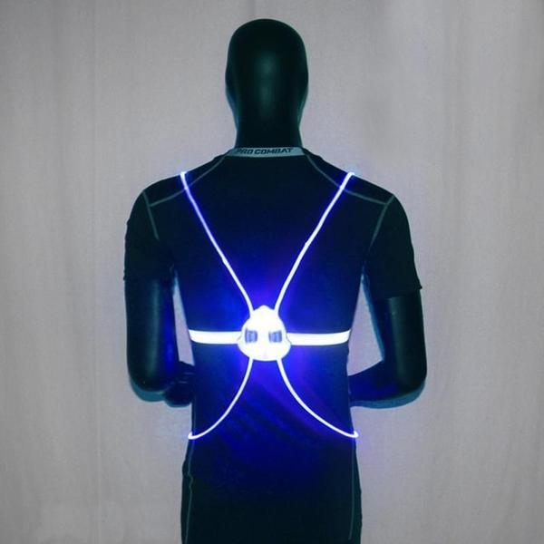 BowLift | Lighted Running Vest | Flashing High Visibility Vest