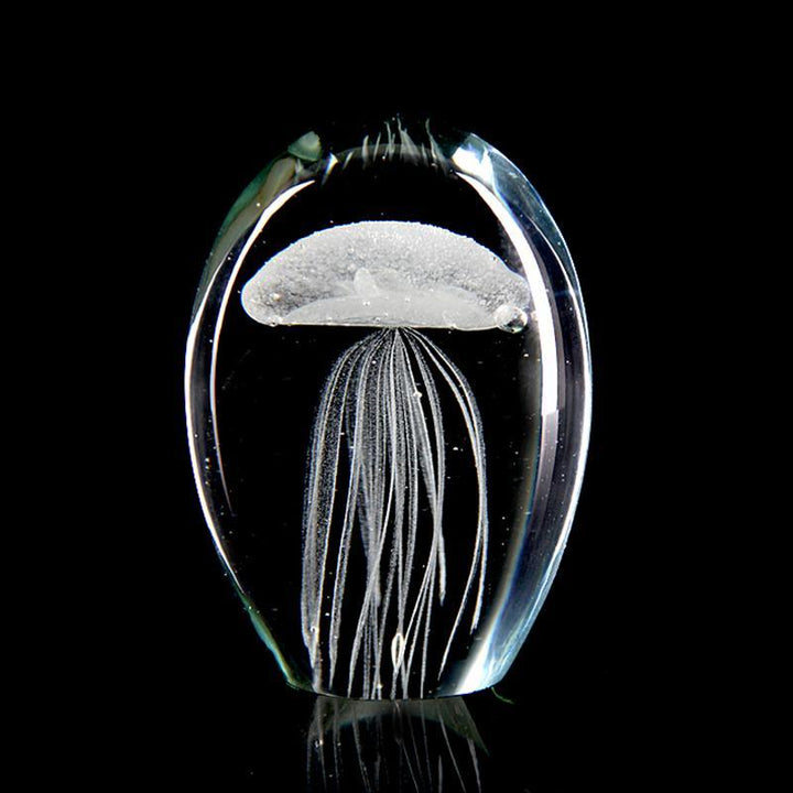 BowLift | Handmade Glowing Glass Jellyfish Figurine