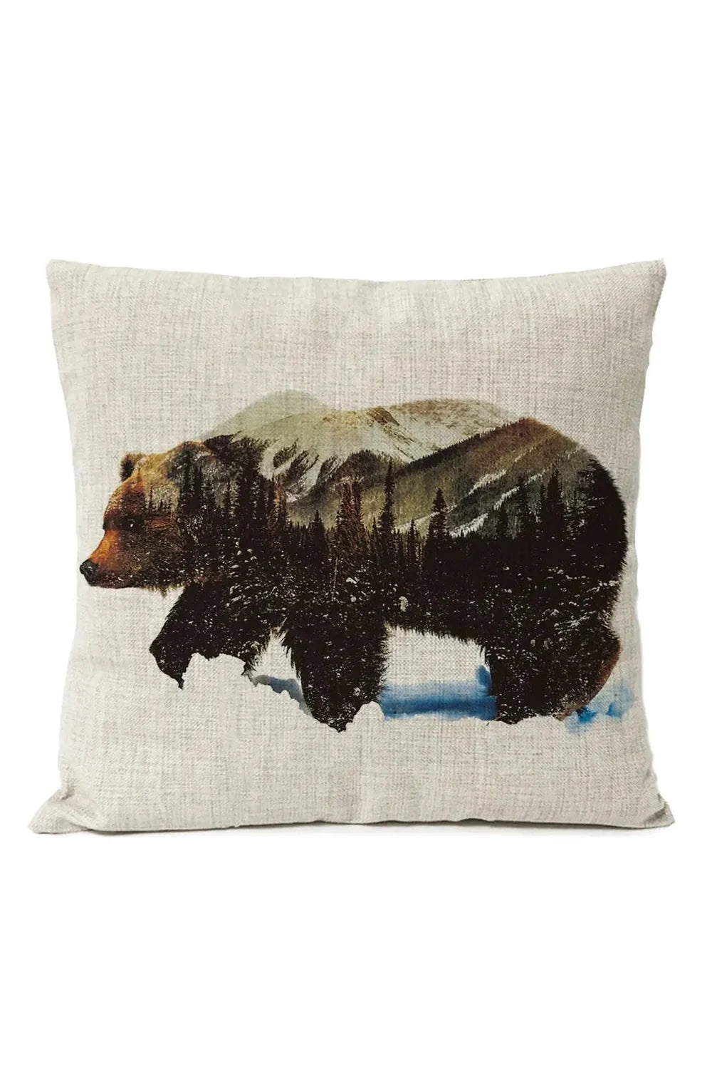 Bear linen cushion cover | Bowlift