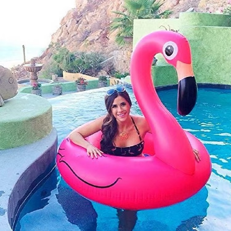 BowLift | Pink Flamingo Inflatable Pool Float for Summer Fun
