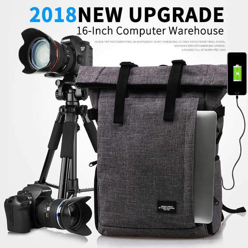 BowLift | Multi-Functional Waterproof DSLR Camera Travel Bag With USB Port