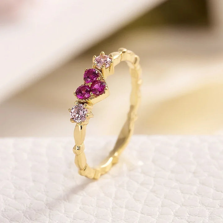 BowLift | Feminine Heart Diamond Ring