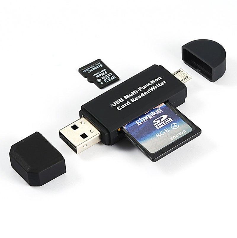 BowLift | 2 In 1 USB OTG Android Card Reader