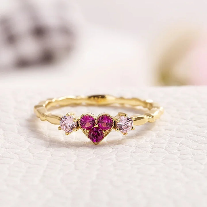 BowLift | Feminine Heart Diamond Ring