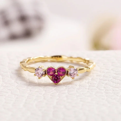 BowLift | Feminine Heart Diamond Ring