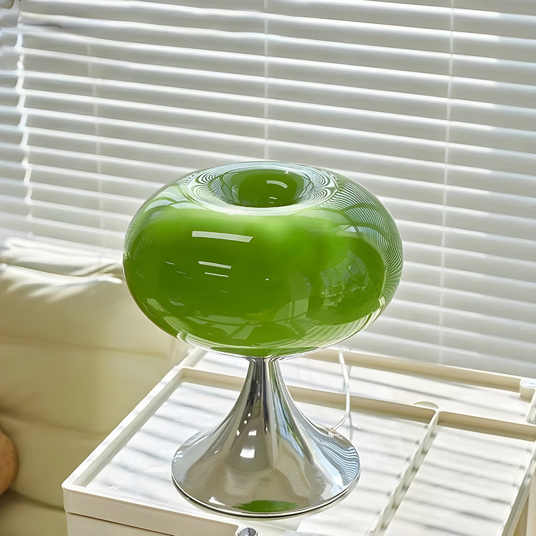 SereneCrystal Lamp - Elegant Retro TaBowlifte Lamp | Bowlift