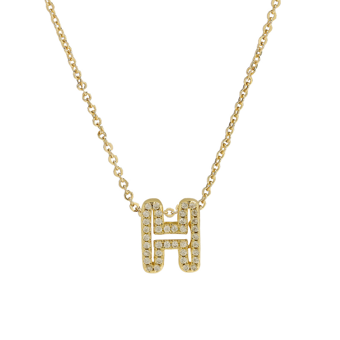 BowLift | Dazzling Diamond Initial Necklace