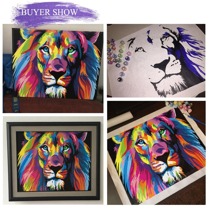 BowLift | Animal portrait (Painting by numbers)