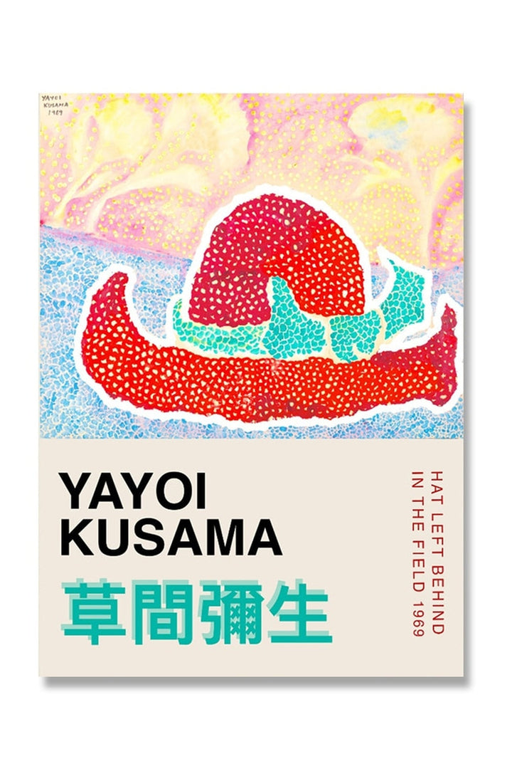 Kusama Inspired Canvas Poster | Bowlift