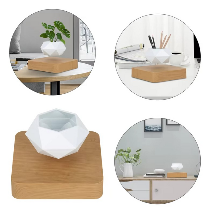 BowLift | Magnetic Levitating Bonsai Planter, Floating Flower Pot for Home and Office Décor