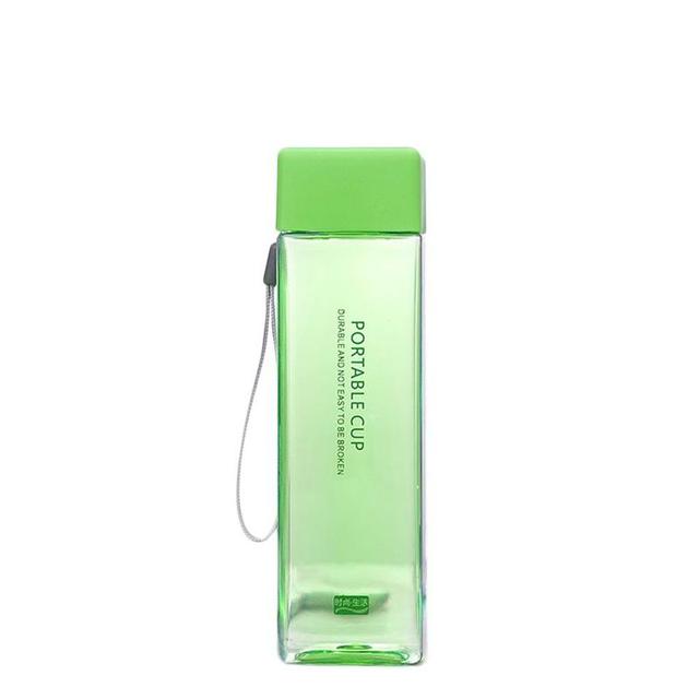 BowLift | Transparent Square Classy Water Bottle Thermos
