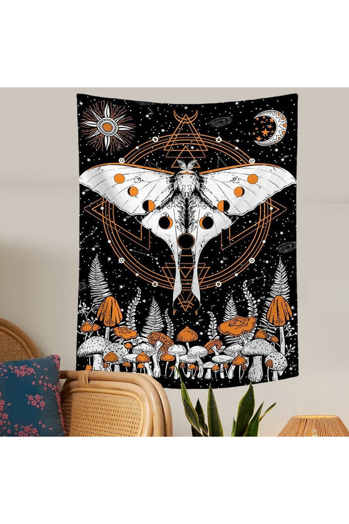Moth Art Wall Tapestry | Bowlift