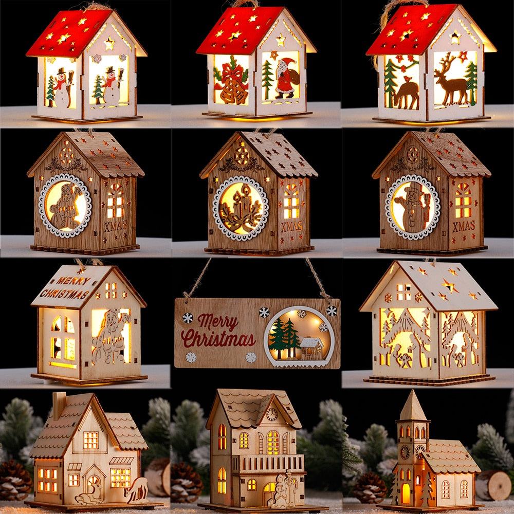 BowLift | DIY Wooden Hanging House Decor Glowing Lamp
