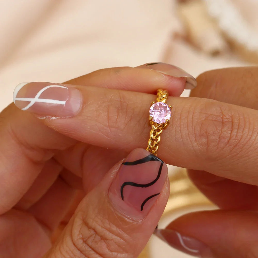 BowLift | Classy Woven Band Diamond Ring