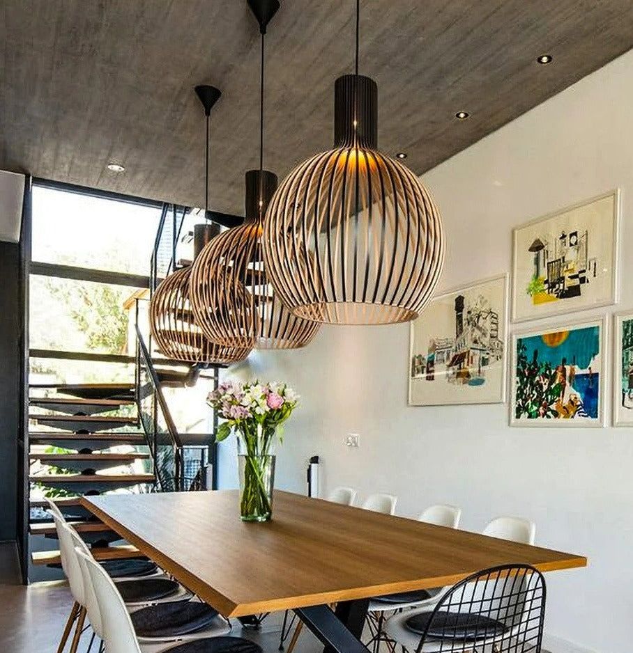 BowLift | Handmade Wooden Pendant Light