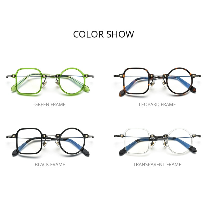 BowLift | Irregular Shape Geeky Titanium Eyeglasses
