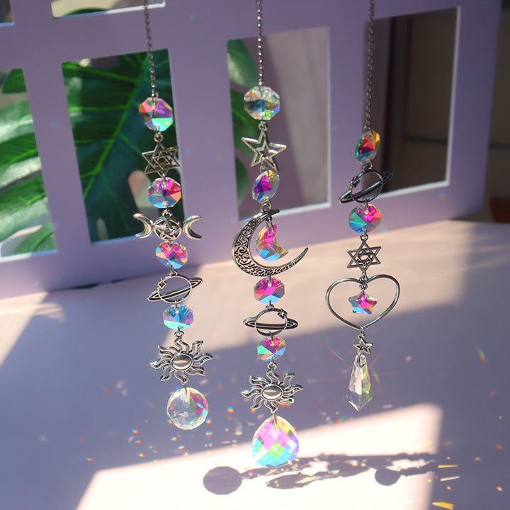 Dream Combo Symphony Crystal Wind Chime Moon Sun Catcher | Bowlift
