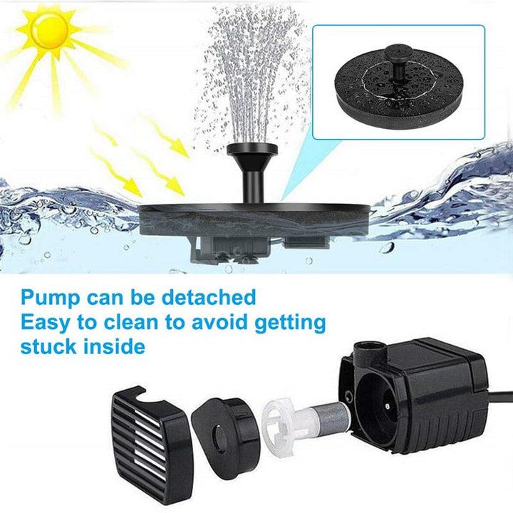 BowLift | Zenn solar energy water fountain | A beautiful addition to the garden