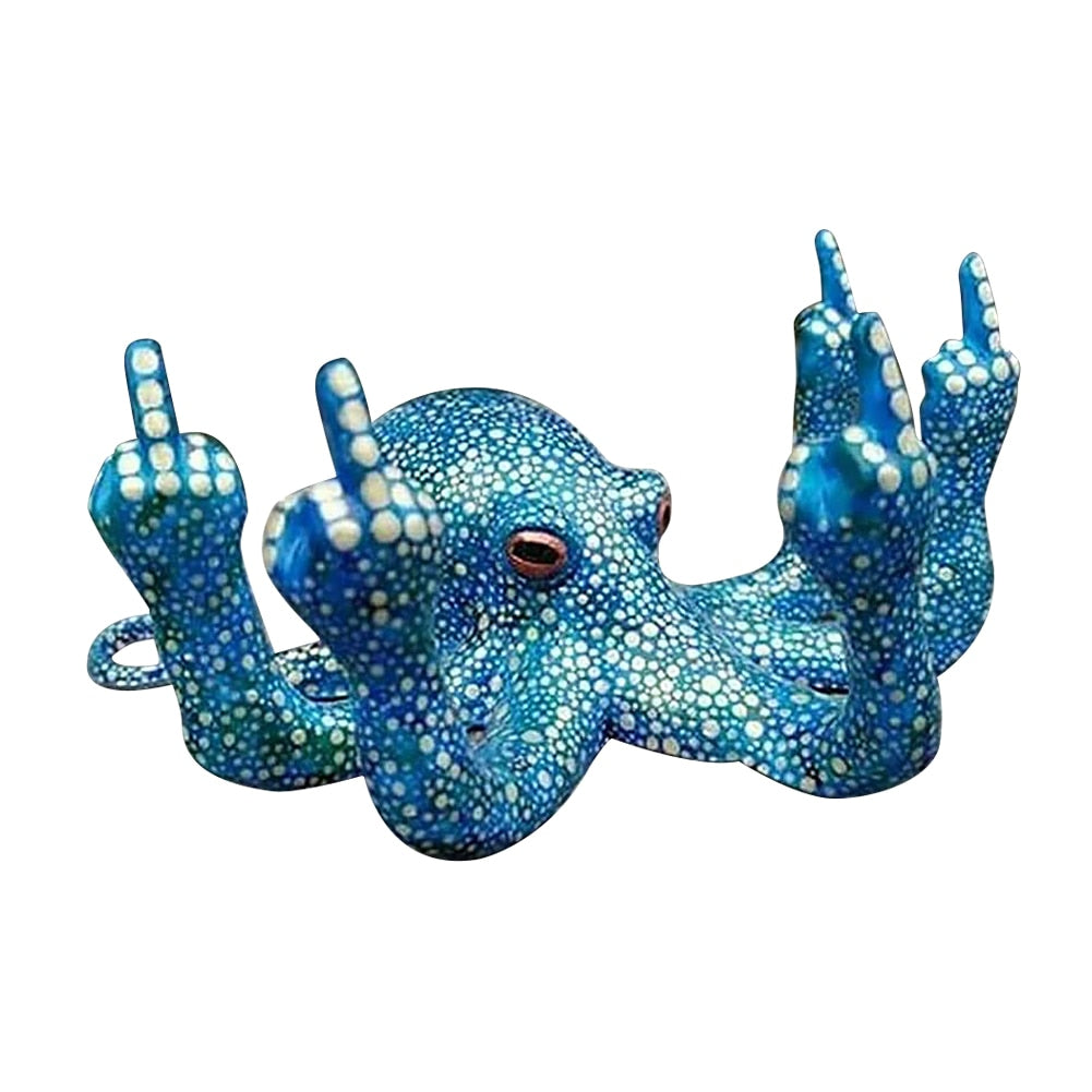 BowLift | Angry Luminous Octopus Resin Decor