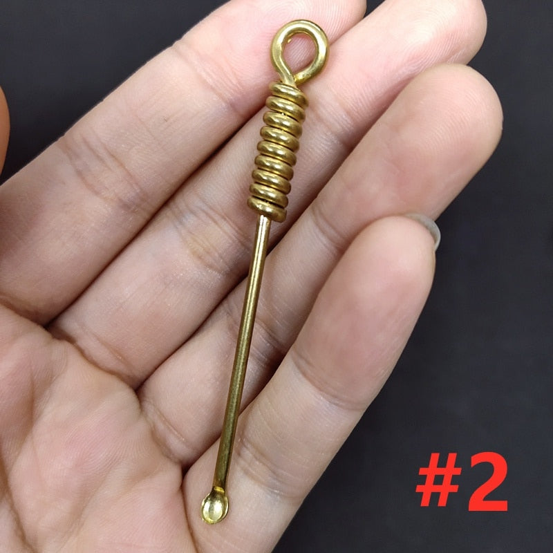 Retro Radiance Brass Mini Tool Vintage Keychain | Bowlift