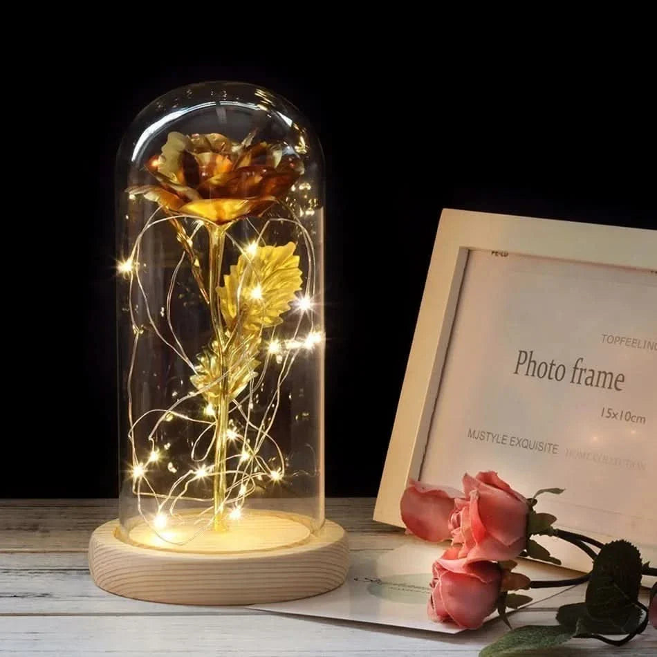 BowLift | Eternal Rose in Glass Dome with LED Lights