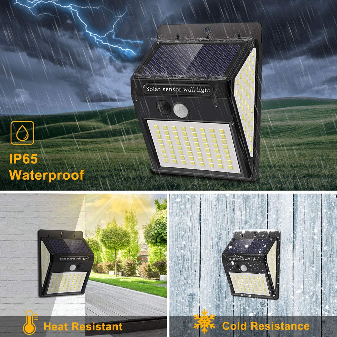 Strong Solar LED Motion Sensor Lamp - Bright Light without Cables | Bowlift