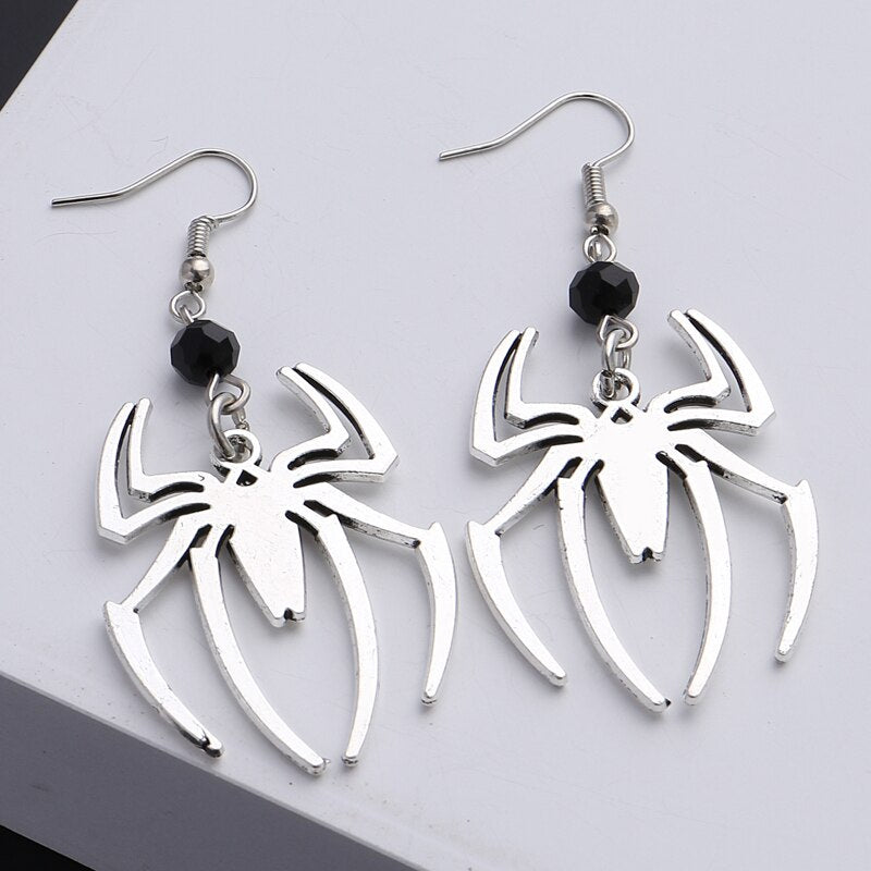 BowLift | Black Spider Artsy Mystical Earrings