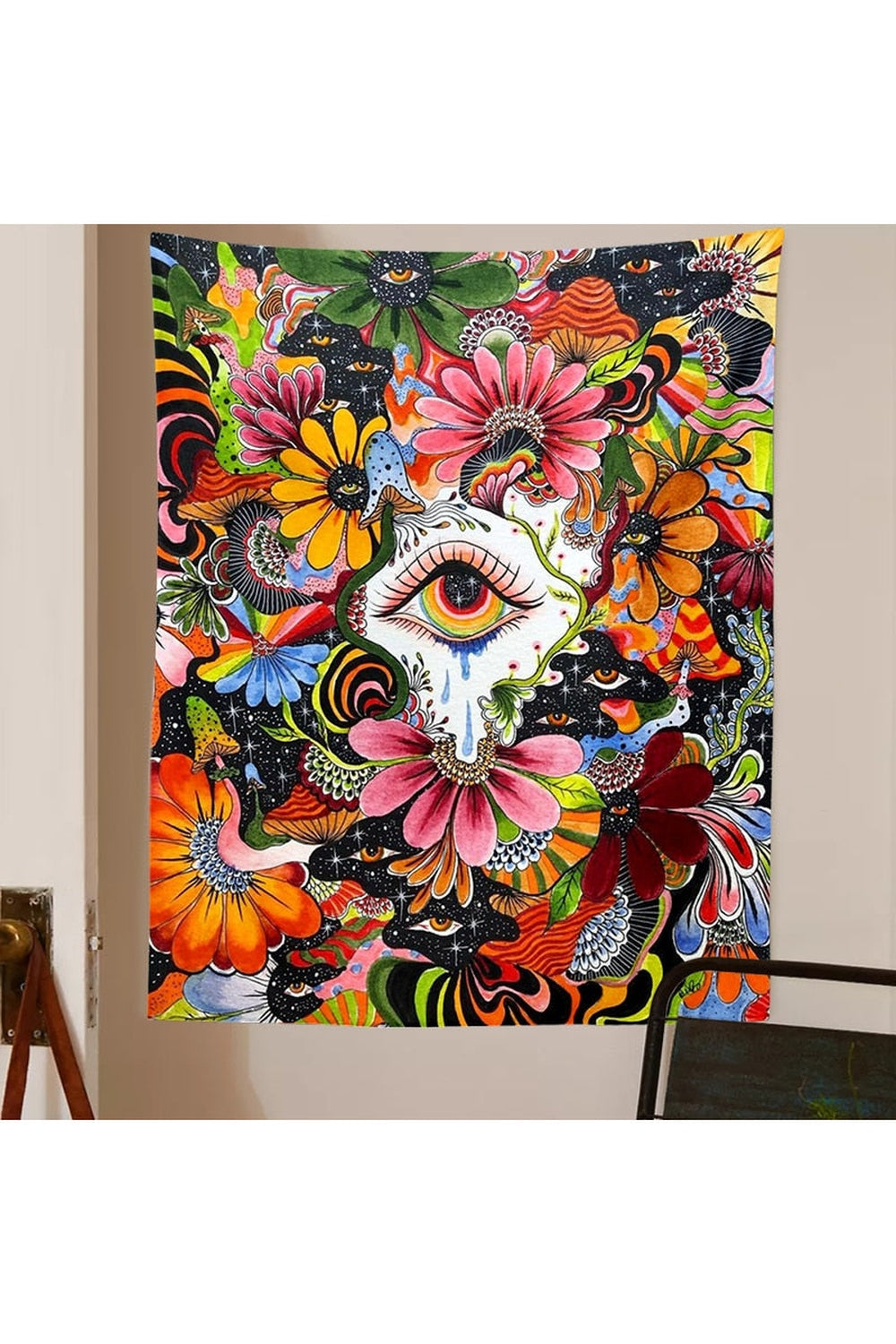 in Wonderland Psychedelic Tapestry | Bowlift