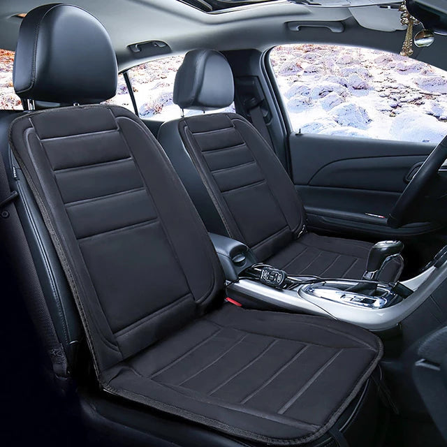 BowLift | HeatRide Heated Car Seat Cushion – 12V Memory Foam Seat and Back Heating