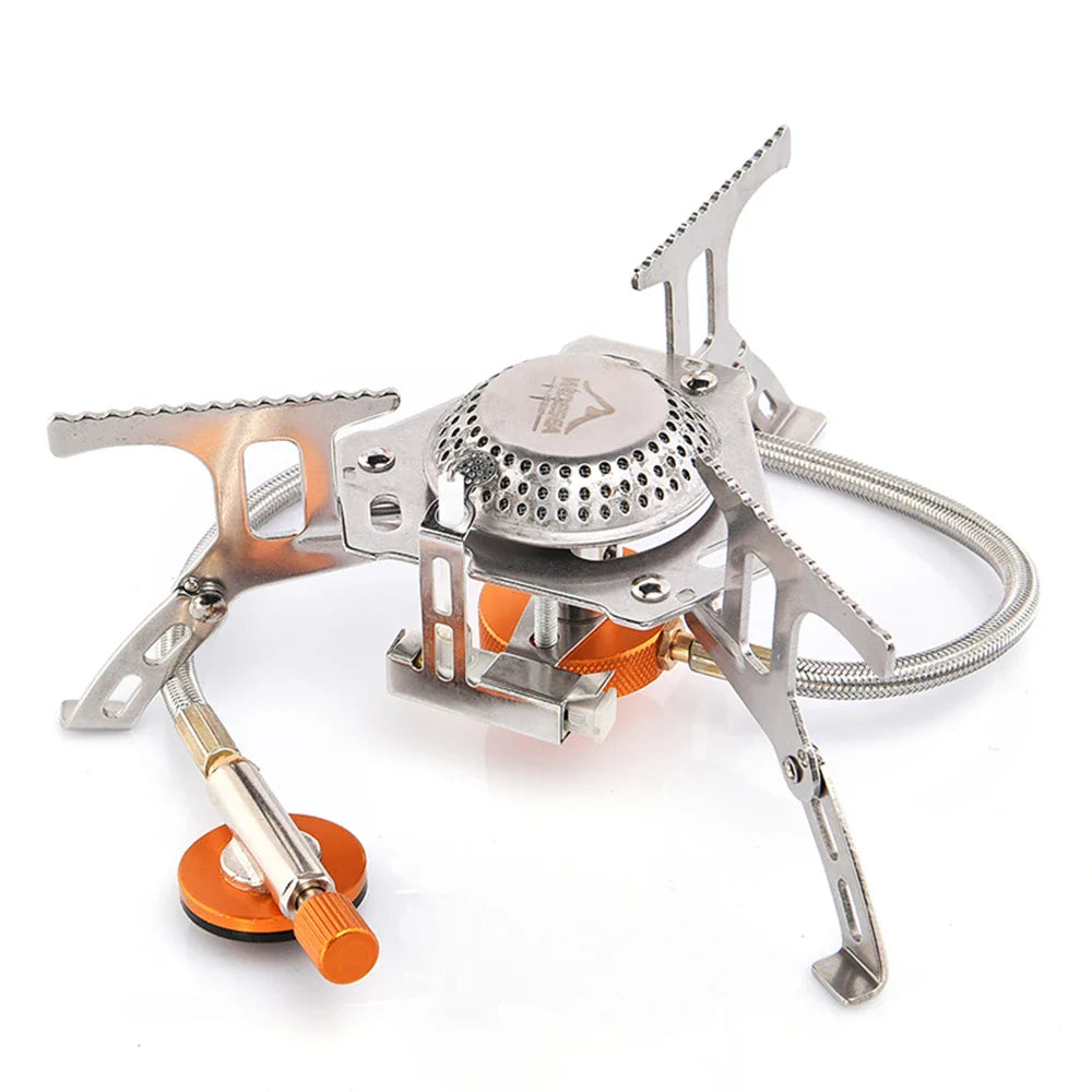 BowLift | FlameTrek Gas Stove | Compact & Powerful | For Outdoor, Camping & Trekking | Includes Transport Box