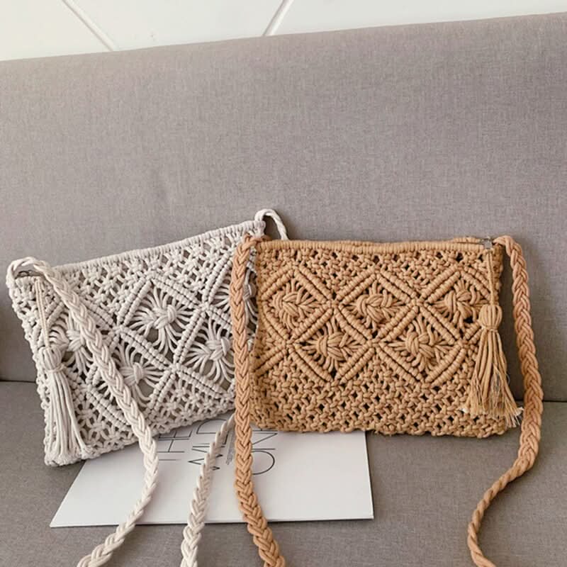 BowLift | Woven Shoulder Bag for Women – Summer Boho Style