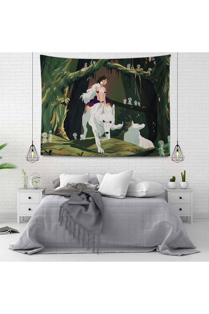 inspired velvet mandala wall tapestry | Bowlift